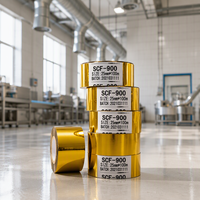 Machine de codage en gros d'usine SCF900, rubans or et argent, ruban de transfert thermique pour codage de date, emballage en feuille pour cartons