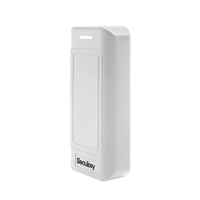 Lecteur RFID étanche IP66 double fréquence 125KHz Wiegand 26 32 34 44 bits avec buzzer LED externe pour système de contrôle d'accès