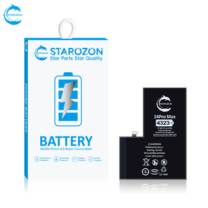 STAROZON Nouvelle <span class=keywords><strong>Batterie</strong></span> 0 Cycle pour <span class=keywords><strong>iPhone</strong></span> <span class=keywords><strong>6</strong></span> 7 8 G SE2 XR XS 11 12 13 14 15 16 E Mini Plus Pro Max <span class=keywords><strong>Batterie</strong></span> de Téléphone Capacité ORI - Product Image 1