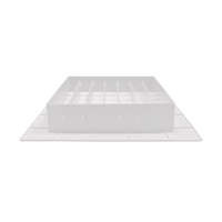 Grille d'aération réglable double couche en ABS, grille de climatisation anti-condensation de style ancien, sortie d'air pour climatiseur (alimentation et retour)