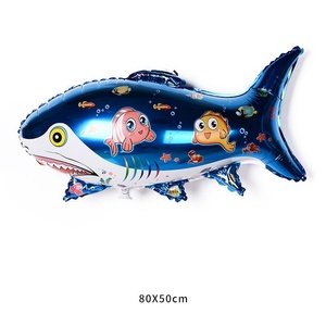 Wholesale New Cartoon <strong>Shark</strong> Aluminum Film <strong>Balloons</strong> for Festival, Wedding and Party Decoration, Helium <strong>Balloon</strong> Decoration. - Product Image 6