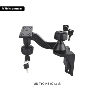 Support de bras oscillant vertical de 6 pouces avec plaque de fixation rectangulaire pour détecteurs de poissons et traceurs VIN-TYQ-HB-02-Lock - Product Image 1