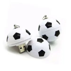 Personalized Custom Logo Football Shaped Plastic USB Flash Drive Cover 8GB 16GB 32GB Can Be Customized USB Memory Stick