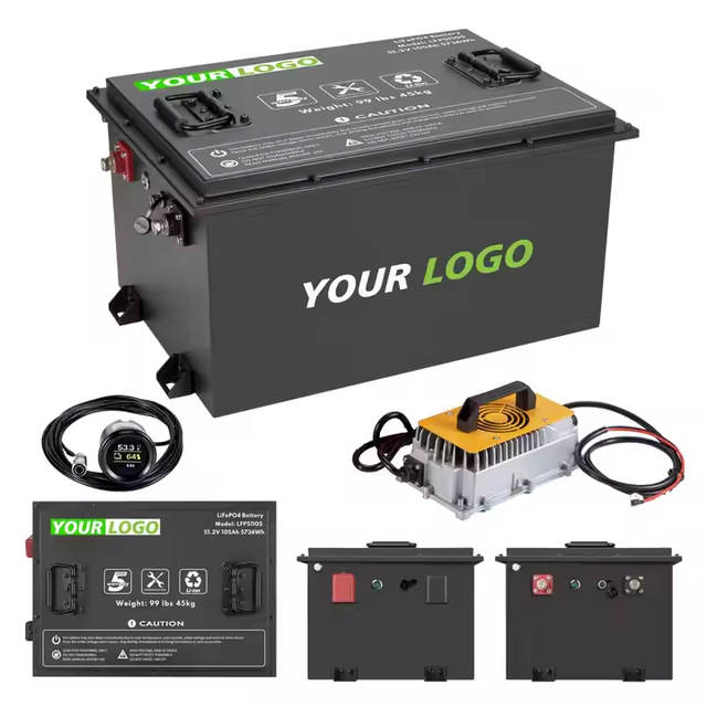 Lifepo4 36v/48v/72v Golf Cart Battery 72ah/100ah/105ah/160ah/200ah Lithium Ion Battery Conversion Kits with Charger