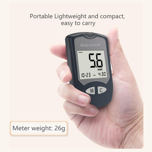 Glucómetro Portátil JYTOP para el Control de la <span class=keywords><strong>Diabetes</strong></span> con Pantalla Grande, Monitor de Azúcar en Sangre - Product Image 6