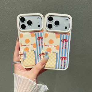 Custodia Protettiva Morbida in Pelle PU con Fiocco Carino Antiurto per <span class=keywords><strong>iPhone</strong></span> 13 <span class=keywords><strong>Pro</strong></span> <span class=keywords><strong>Max</strong></span> 12 <span class=keywords><strong>11</strong></span> - Product Image 1