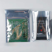 Sac à fermeture éclair antistatique semi-transparent personnalisé, impression en gravure, accessoires pour téléphone portable, écouteurs, projecteur d'ordinateur