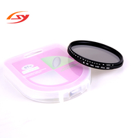 Filtre ND Variable ND2-400 77mm pour Objectif d'Appareil Photo, Filtre Professionnel pour Objectif DSLR