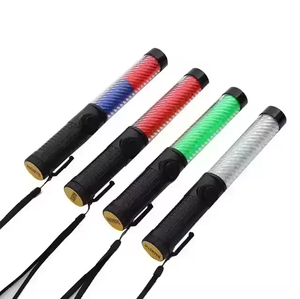 교통 통제봉 안전 LED 손전등 신호 휴대용 핸드헬드 교통 통제봉 - Product Image 4