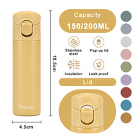 Blugreen Vente en gros 150ml Personnalisé Meilleure Vente Mini Bouteille Isotherme Simple en Acier Inoxydable 12-24h Écologique à Double Paroi pour Boissons