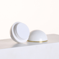 Pot cosmétique en acrylique en forme de boule pour crème de soin 10g, emballage personnalisé OEM, pot en plastique