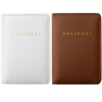 Portefeuille de voyage en cuir PU à prix d'usine avec porte-cartes multiples et étui de passeport – Vente en gros