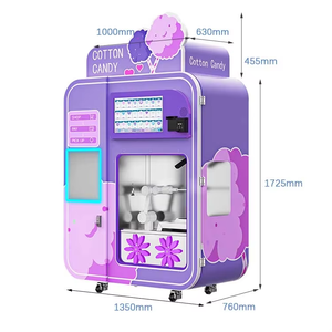 Hot bán hoàn toàn tự động kẹo bông Máy kẹo bông Máy bán hàng tự động với đồng xu và thẻ tín dụng hệ thống thanh toán - Product Image 3