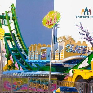 Grand équipement d'amusement extérieur monté sur remorque : Manège Frisbee à rotation 360° <span class=keywords><strong>et</strong></span> balançoire pendulaire pour parcs d'attractions <span class=keywords><strong>et</strong></span> fêtes foraines - Product Image 5