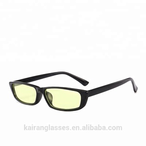 Hot Selling 7058 Rectangle Women <b>Small</b> <b>PC</b> Frame Acrylic Lenses Sunglasses - Product Image 4