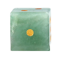 Vente en gros de dés polyédriques carrés en pierre naturelle faits à la main Maiteqi, coins arrondis, 16 mm, D6, pierres précieuses obsidienne aventurine, écologiques