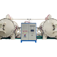 ZHONGYI Alta Temperatura 2000 ℃   Horno Industrial de Carburo Cementado con Control PLC para Sinterización de Carburo de Silicio al Vacío y Resistencia