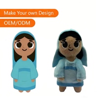 Porte-clés en peluche personnalisé, personnalisation de mascotte de marque, poupée étoile de collection, peluche personnalisée