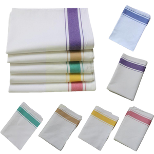 Manufacturer Wholesale Pure Cotton <b>Glass</b> Cleaning <b>Cloth</b> Lint Free Super Absorbent Thick Striped Child-Proof Home Use Ready Stock - Product Image 1