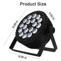 2024 Top Qualité LED Par 18x10W RGBW Lumière LED PAR Éclairage Pour La Fête De Mariage