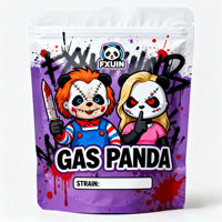 Sachets Mylar personnalisés imprimés en forme mini, 1g, 3.5g, 7g, 14g, 28g, résistants aux enfants, anti-odeur, toucher doux, style Cali, pochettes d'emballage