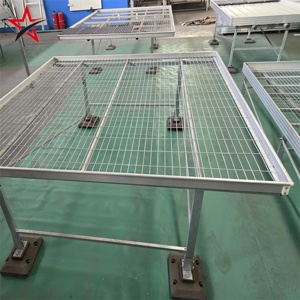 平纹移动温室花卉栽培架苗圃焊接网丝网滚动台 - Product Image 6