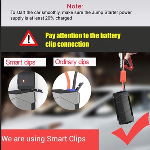 Batterie de voiture portable 12000mAh, démarreur de secours, banque d'alimentation, compresseur d'air, courant de pointe 400A, technologie GaN, solaire - Product Image 5