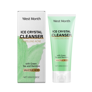 West & Month Anti-Acne detergente rassodante rinfrescante Gel idratante e idratante Non aderente per la pelle grassa - Product Image 1