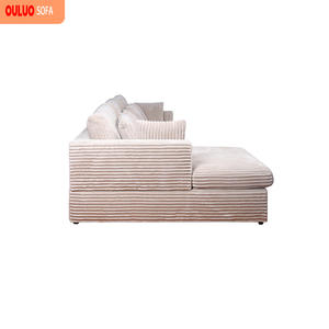 Ghế <span class=keywords><strong>sofa</strong></span> văng 2 chỗ ngồi + 1 ghế không tay vịn + ghế dài hình chữ L + ghế <span class=keywords><strong>sofa</strong></span> mây với chất liệu vải, bộ ghế <span class=keywords><strong>sofa</strong></span> văng cho phòng khách - Product Image 4
