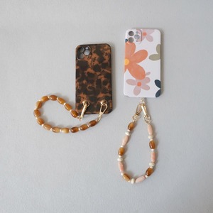 Chaîne de perles acryliques marron, <span class=keywords><strong>bijoux</strong></span>, bracelet perlé rose, <span class=keywords><strong>collier</strong></span> <span class=keywords><strong>bandoulière</strong></span>, sac de <span class=keywords><strong>téléphone</strong></span>, chaîne de sac couleur caramel, bretelles d'épaule - Product Image 2