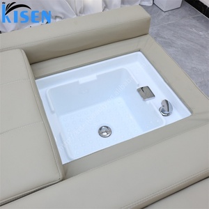 KISEN Electric Lifting Massage <b>Bed</b> Beauty Salon Hydrotherapy Pedicure Chair Water Circulation Head Spa Hydrotherapy Shampoo <b>Bed</b> - Product Image 6