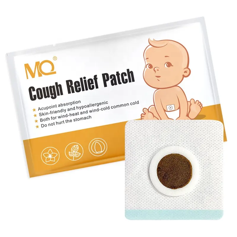 Promozione del prodotto caldo MQ cerotto per la tosse per il bambino senza tosse cerotto organico cerotto per alleviare la tosse per neonati e bambini
