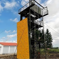 Tour d'entraînement à la simulation d'incendie multi-étages galvanisée à chaud, en acier certifié ISO, pour la formation et la pratique des pompiers