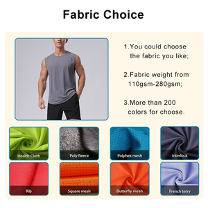 Chaleco Deportivo de Verano para Hombre, Sin Mangas, de Secado Rápido, Transpirable, Antibolitas, Informal, Holgado, para Entrenamiento Físico, 100% - Product Image 2