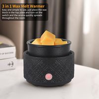 Vente en gros de brûleurs de cire pour tarte en céramique chauffe-bougie chauffe-cire électrique parfumée pour cube de cire