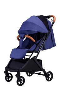 Cochecito Triciclo de lino ligero fácil de plegar, tabla Planeadora para mamá caliente con ruedas de aire, cochecito para bebé <span class=keywords><strong>Reborn</strong></span>/niños - Product Image 5
