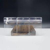 Emballage personnalisé de sécurité plat pour petits bijoux, emballage givré transparent en EVA de 0,5 mm d'épaisseur avec fermeture éclair, logos, mini boucles d'oreilles, cosmétiques, fermeture éclair