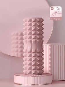 Rullo in Schiuma EVA Multifunzionale per Yoga, Design <span class=keywords><strong>a</strong></span> Mezzaluna, Bastone per Massaggio Muscolare Femminile con Buona Capacità di Carico - Product Image 2