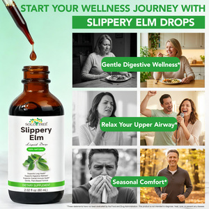 SOLOTREE Extrait Naturel de Plantes Gouttes <span class=keywords><strong>d</strong></span>'Écorce <span class=keywords><strong>d</strong></span>'<span class=keywords><strong>Orme</strong></span> Rouge Soutien Pulmonaire et Digestif Supplément Liquide Biologique à Base <span class=keywords><strong>d</strong></span>'Ulmus Rubra Teinture - Product Image 4
