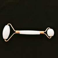 Rouleau facial et outils de massage Gua Sha en jade naturel 100% pour le soin anti-âge DIY