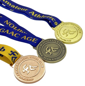 Médaille de marathon sportive personnalisée sur mesure <span class=keywords><strong>2021</strong></span> en alliage de zinc moulé, avec ruban, pour souvenirs et célébrations festives, vente en gros - Product Image 4
