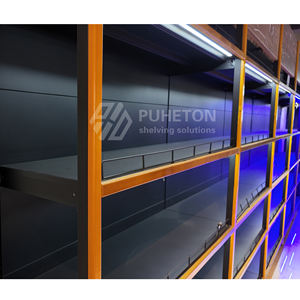 Tùy chỉnh kệ kim loại bền cho siêu thị cửa hàng tiện lợi bán lẻ hàng tạp hóa hiển thị-Nhà máy Kệ trực tiếp - Product Image 4