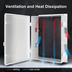 Namunanee kotak sambungan listrik luar ruangan <span class=keywords><strong>IP55</strong></span> ABS dipoles tahan air penutup Panel Internal berengsel kotak listrik - Product Image 2