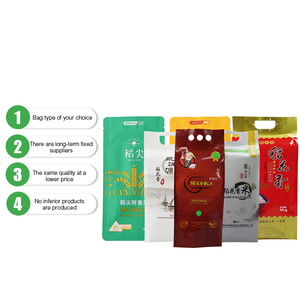 Bolsa de Arroz Personalizada <span class=keywords><strong>al</strong></span> por Mayor, Impresa, de 25 kg, Bolsa de <span class=keywords><strong>Grano</strong></span> de 25 kg, Saco de PP, Bolsa de Embalaje de Arroz Tejida de Plástico - Product Image 1