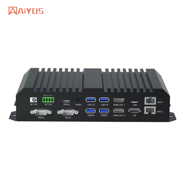 RK3588 Core Embedded Industrial Edge Computing AI NPU 6.0tops Box Android 12.0 RK3588 AIoT Box 2.4GHz