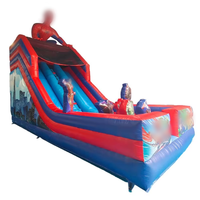 Tobogán Inflable Doble de Último Diseño, Tobogán Inflable Gigante Seco en Venta