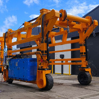 Porte-conteneurs mobile polyvalent pour petits entrepôts, capacité 20 à 25 tonnes, équipement de levage de conteneurs mobiles