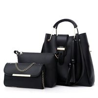 Set Tas Tangan dan Dompet Wanita Tanpa Pilihan Warna, Tas Selempang dan Dompet Custom