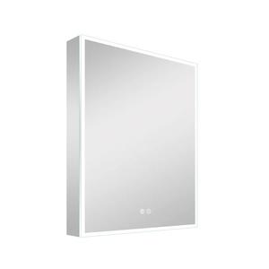 医学キャビネットミラーメーカー | デュアル照明付きスマートLEDミラーキャビネット + 防霧 + 棚 - Product Image 1