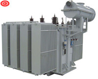 Transformateur de puissance immergé dans l'huile à haute tension triphasé OLTC 6,6 kV à 66 kV 5 MVA 6 MVA à élévation de tension